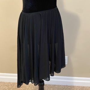 High-low ballet skirt